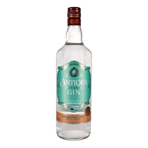 Garrafa de London Dry Gin Antiqua Botanic 1000ml.