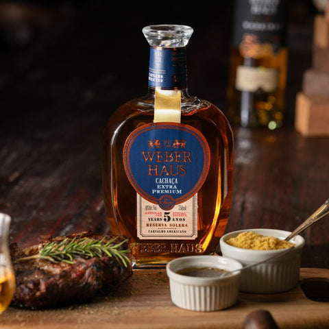 Cachaça Weber Haus Extra Premium 5 Anos Solera 750ml
