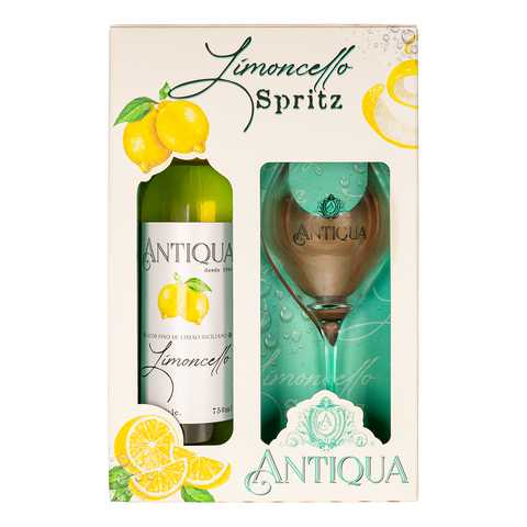 Kit Limoncello Antiqua com Taça Antiqua
