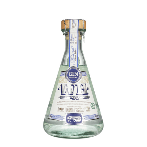 Garrafa de Dry Gin WH48 750ml, gin orgânico destilado em alambique de cobre com erva-mate, gengibre e folhas de cana-de-açúcar.