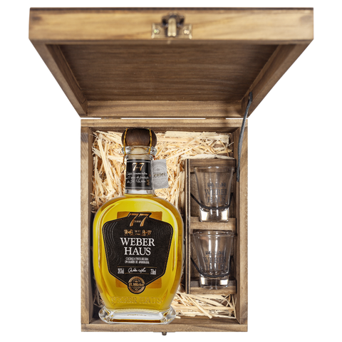 Estojo Cachaça Weber Haus Linha Especial e 2 Copos