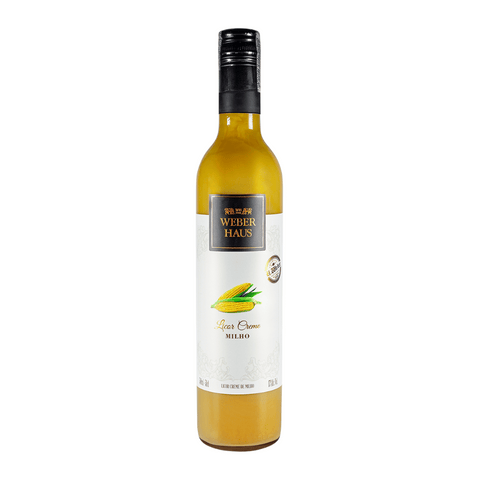 Garrafa de Licor de Milho creme Weber Haus.
