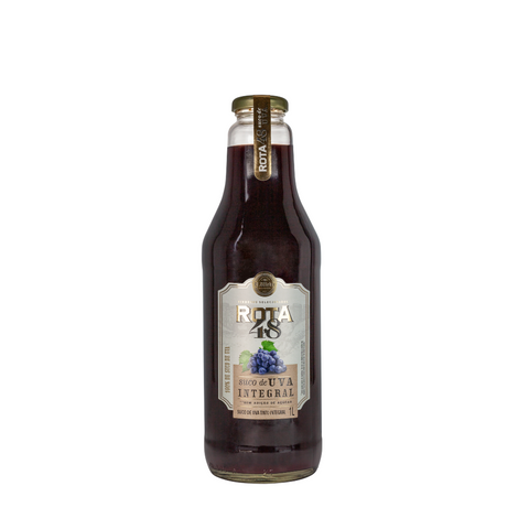 Garrafa de suco de uva integral Rota 48, 1L