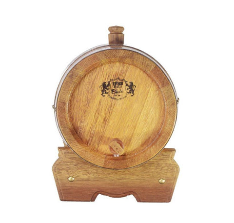 Barril de amburana Weber Haus 3l, acompanha 3 Cachaças Rota 48.