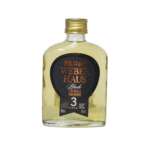 Cachaça 3 Anos de Bolso Premium Weber Haus, 160ml