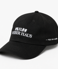 Boné Weber Haus Preto com escrita Branca