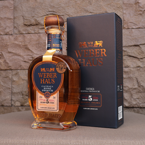 Cachaça Weber Haus Extra Premium Solera 5 anos, 750ml