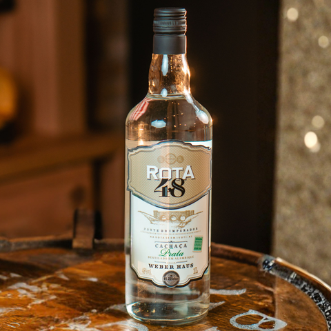 Cachaça Rota 48 Prata 1 litro em vidro