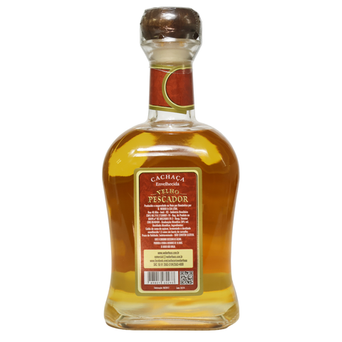Contra rotulo da garrafa
