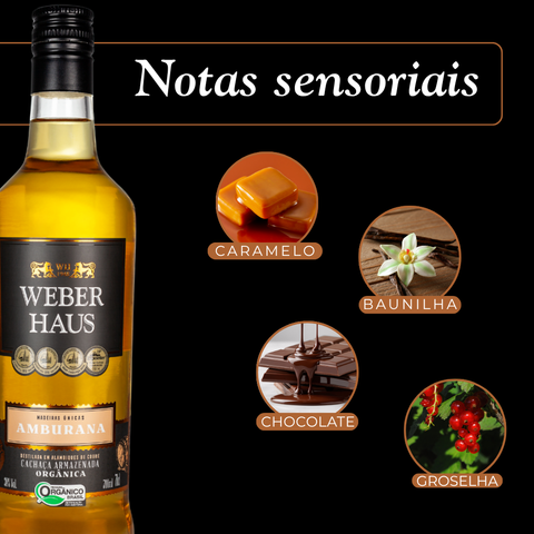 Cachaça Amburana Weber Haus, 700ml