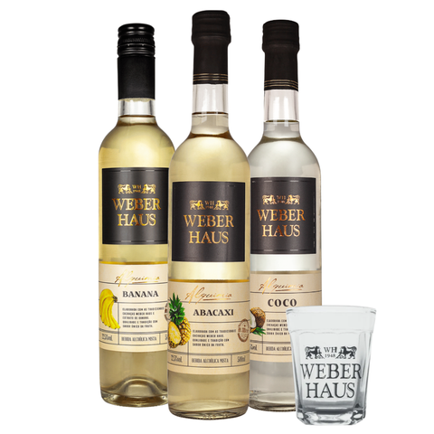 Combo de Bebida Mista de Coco, Banana e Abacaxi