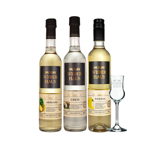 Combo de bebidas mistas Weber Haus com Taça Alambique