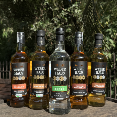 Combo Weber Haus Madeiras Únicas, 700ml com dois Copos Dose Americano