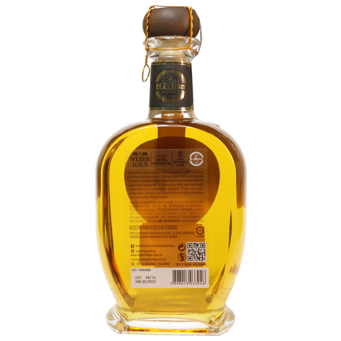 Cachaça Envelhecida 6 anos Extra Premium Weber Haus, 750ml