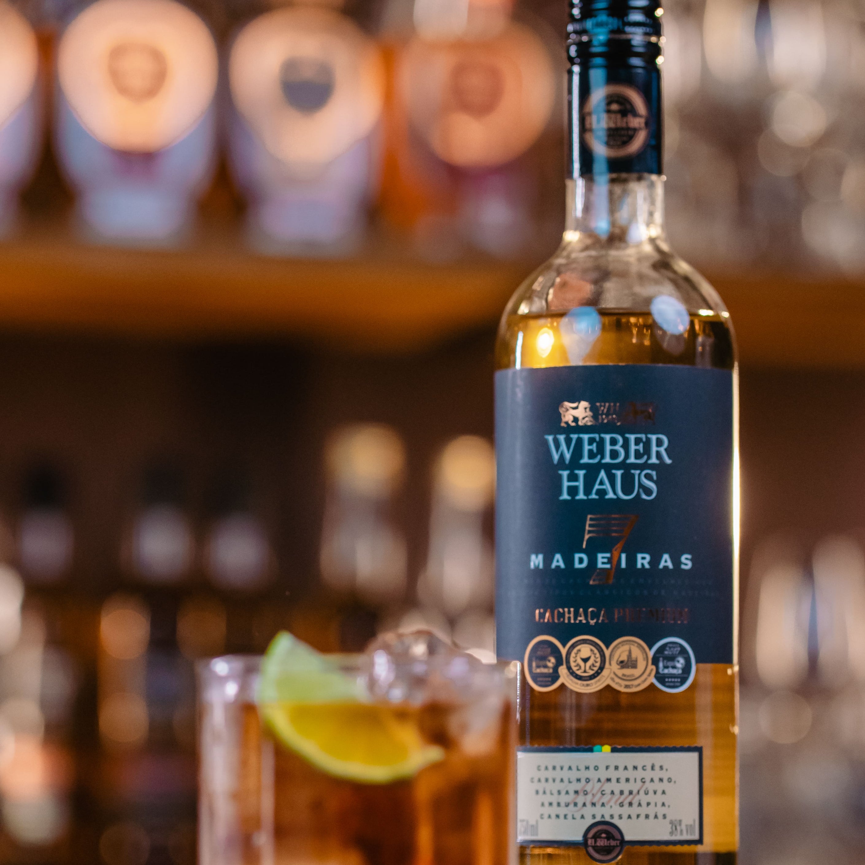 Cachaça Weber Haus 7 Madeiras Premium, 750ml