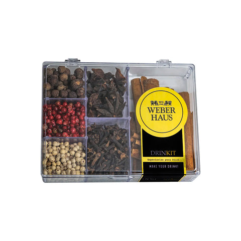 Kit de especiarias para drinks.