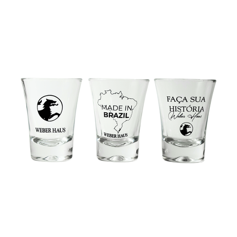 Trio de copos de shot Weber Haus